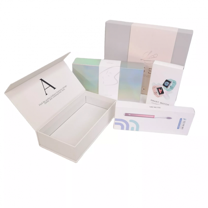 Corrugated Electronics Packing Boxes Recyclable Folding Carton Box SGS