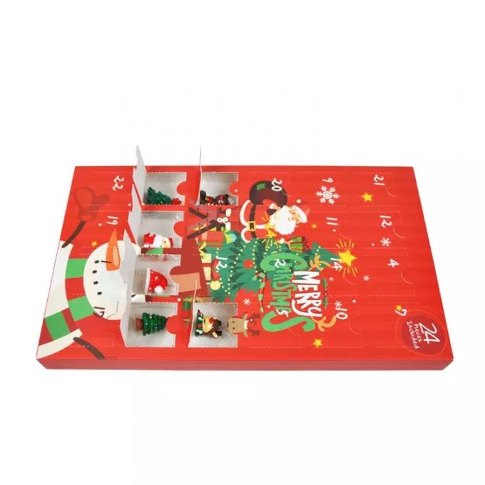 Countdown Surprise Cardboard Gift Boxes Christmas ISO Certificated