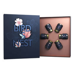 Bird Nest Gift Paper Packaging Rigid Cardboard Product Box Matte Lamination