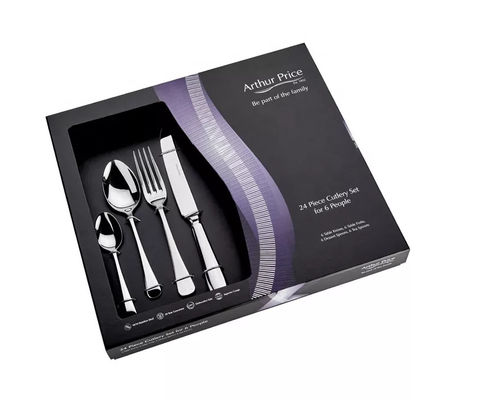 Corrugated Cardboard Cutlery Box Portable Recyclable Custom Size