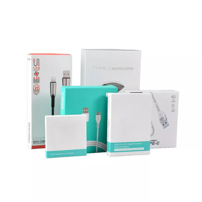 Corrugated Electronics Packing Boxes Recyclable Folding Carton Box SGS