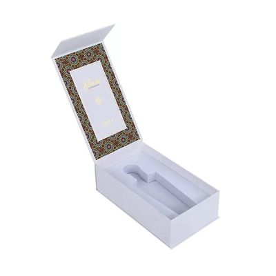 Biodegradable Black And Gold Gift Box , Paperboard Matte Packaging Box With Insert