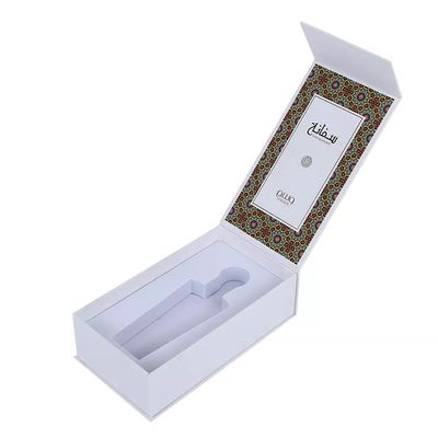 Biodegradable Black And Gold Gift Box , Paperboard Matte Packaging Box With Insert