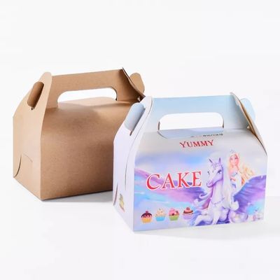 Pantone Customized Food Packaging Box Greaseproof Folding Paper Box Varnishing