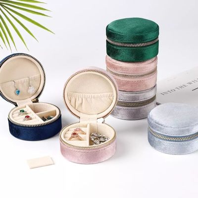 ODM Small Portable Jewelry Box Stud Earrings Greaseproof PU Leather
