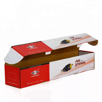 Pantone Brake Pad Box Embossing Corrugated Packing Box Recycled