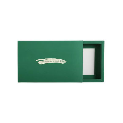 Pantone PU Leather Box Sliding Kraft Drawer Gift Box Folding TUV