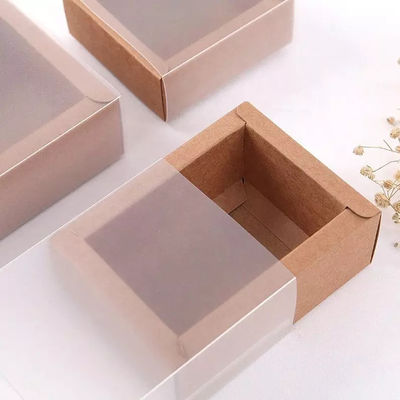 Pantone PU Leather Box Sliding Kraft Drawer Gift Box Folding TUV
