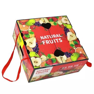 Vegetable Cardboard Packing Boxes Custom Printing Shipping Carton Boxes For Fruit