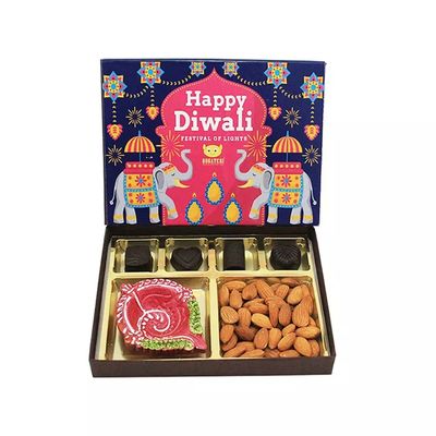 Printed Decorative Wedding Gift Packing Boxes Diwali Dry Fruit Packing Box Empty