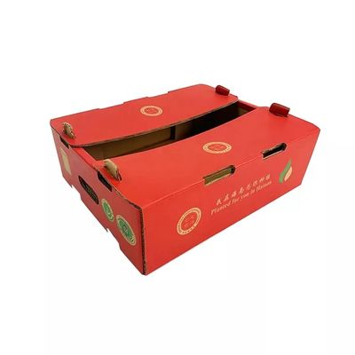 Corrugated Cardboard Packing Boxes CMYK Printing Fruit And Vegetable Packaging Boxes