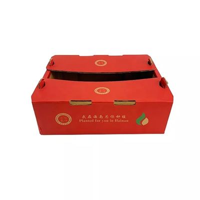 Corrugated Cardboard Packing Boxes CMYK Printing Fruit And Vegetable Packaging Boxes