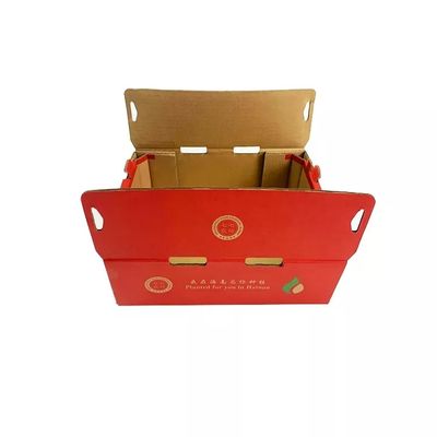 Corrugated Cardboard Packing Boxes CMYK Printing Fruit And Vegetable Packaging Boxes