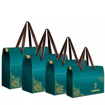 Free Sample Cardboard Packing Boxes Elegant Carton Food Boxes With Handle