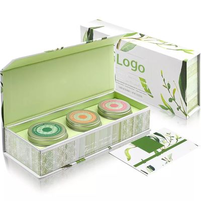 OEM / ODM Tea Packaging Box , Custom Metal Tea Canister With Lid