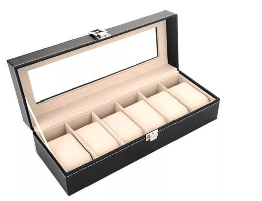 Plywood PU Leather Box Durable Custom Gift Box waterproof ODM BV