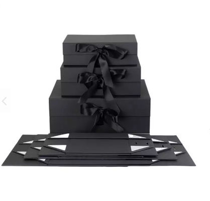 Biodegradable Wedding Gift Box Debossing Magnetic Cardboard Box Recyclable