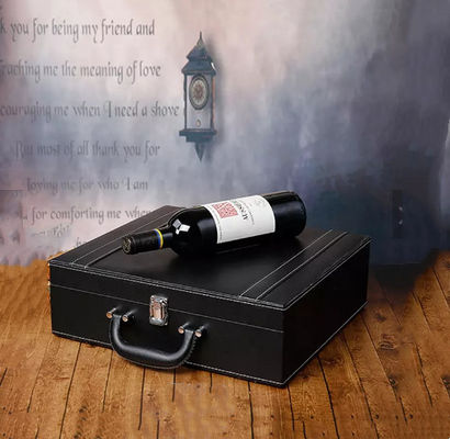 WHISKY BRANDY Wine Packaging Boxes handmade Wine Bottle Gift Box Embossing