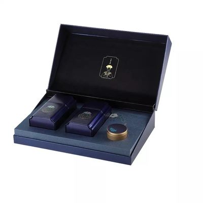 Rigid Cardboard Packing Boxes Clamshell Luxury For Coffee Tea