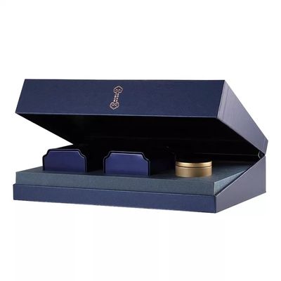 Rigid Cardboard Packing Boxes Clamshell Luxury For Coffee Tea
