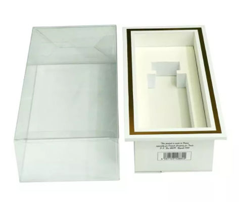 Handmade Custom Printed Gift Packaging Box Cosmetic Foldable Clear Plastic Box