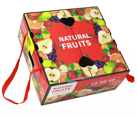 Banana Cardboard Packing Boxes Custom Corrugated Shipping Boxes For Fruit