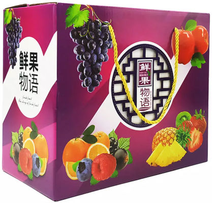 Banana Cardboard Packing Boxes Custom Corrugated Shipping Boxes For Fruit