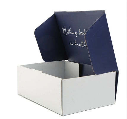 Printed Brand Clothing Paper Gift Packaging Box , Corrugated Folding Shipping Mailer Boxes