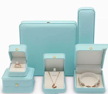 PMS Jewelry Packaging Box Velvet Leather Jewelry Boxes Biodegradable