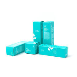 Matte / Glossy Cosmetic Paper Packaging Box Custom Color