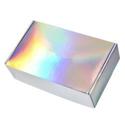 Square Printed Corrugated Shipping Boxes , Plastic Custom Made Mailer Boxes