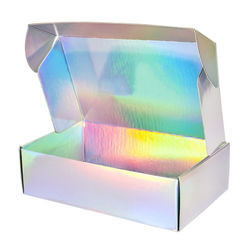 Square Printed Corrugated Shipping Boxes , Plastic Custom Made Mailer Boxes