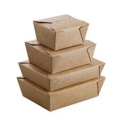 ODM Disposable Food Packaging Box 800ml Biodegradable Fast Food Packaging Box