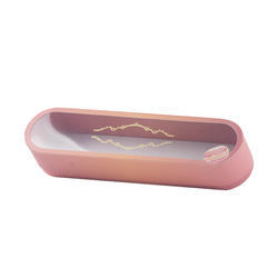 Pink Macaron Cookie Gift Box Packaging Printing Recyclable With Window