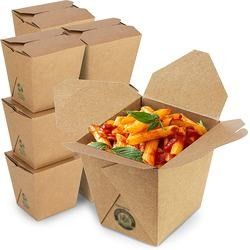 Takeaway Customized Food Packaging Box / Kraft Paper Food Box ODM FSC