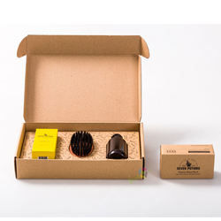 Beverage Bottle Packaging Box Skin Care Rigid Corrugated ISO9001
