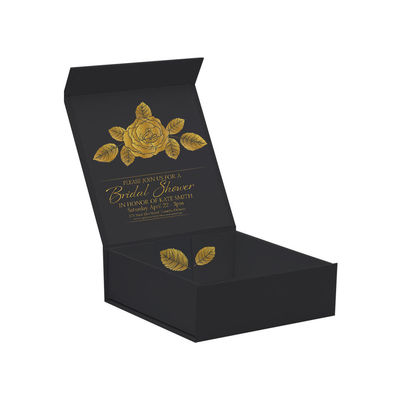 Recyclable Magnetic Folding Gift Box Cardboard CMYK Apparel Gift Packaging Box