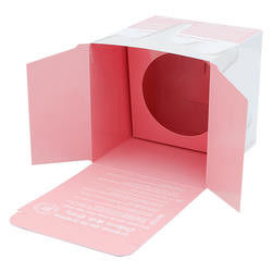Square Cardboard Packing Boxes Biodegradable Double Sided Printing Packaging Paper Box