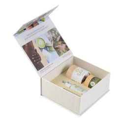 Elegent Square Cosmetic Packaging Box Foldable Magnetic Gift Box