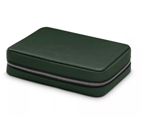 Compartments PU Leather Box Multifunction Travel Organizer Box SGS