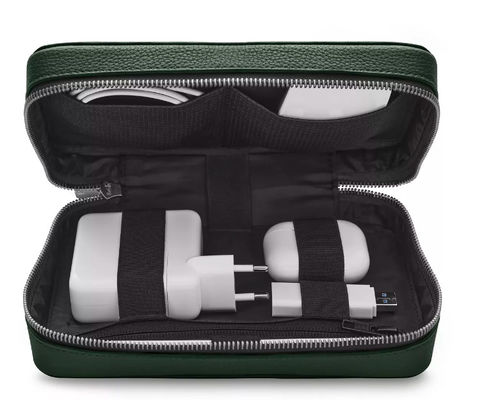 Compartments PU Leather Box Multifunction Travel Organizer Box SGS
