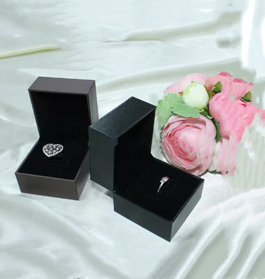 Exquisite PU Leather Box Leatherette Jewelry Packing Box ISO9001