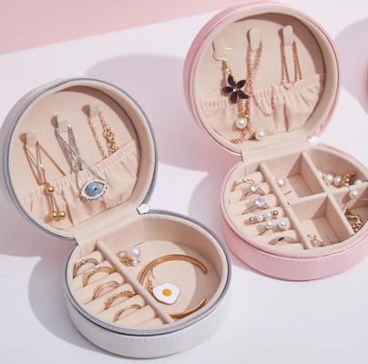 OEM Velvet Jewelry Box Multifunction Small Earring Storage Box ISO9001