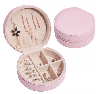 OEM Velvet Jewelry Box Multifunction Small Earring Storage Box ISO9001
