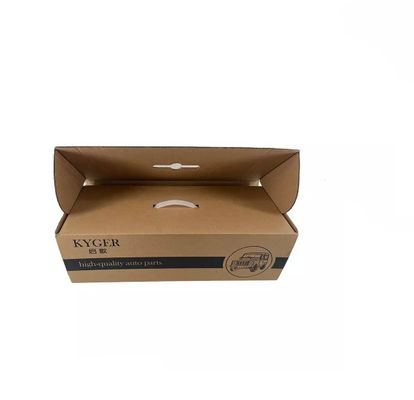 Corrugated Eco Friendly Craft Paper Box Auto Parts CMYK Debossing