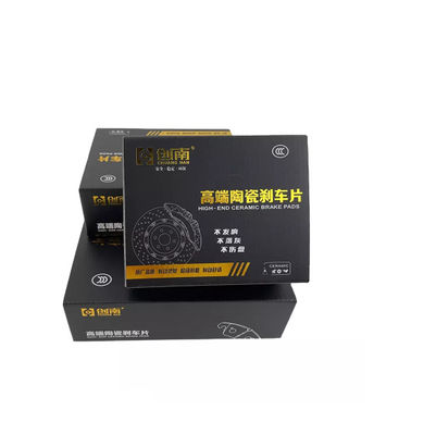 Corrugated Cardboard Black Shipping Boxes Small Debossing ISO9001