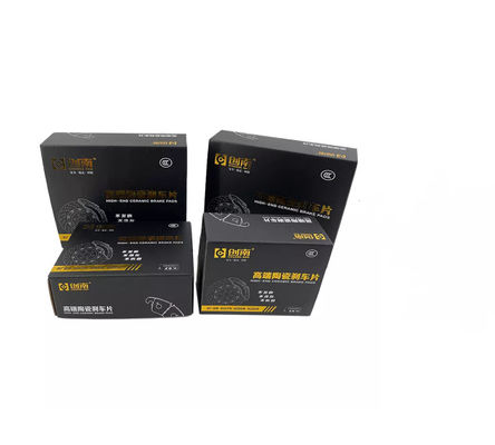 Corrugated Cardboard Black Shipping Boxes Small Debossing ISO9001