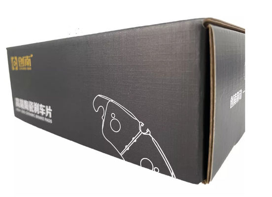 Corrugated Cardboard Black Shipping Boxes Small Debossing ISO9001