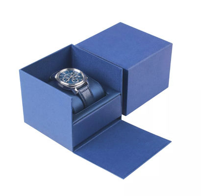 Custom Square World Cover Mens Watch Jewelry Box With Pillow