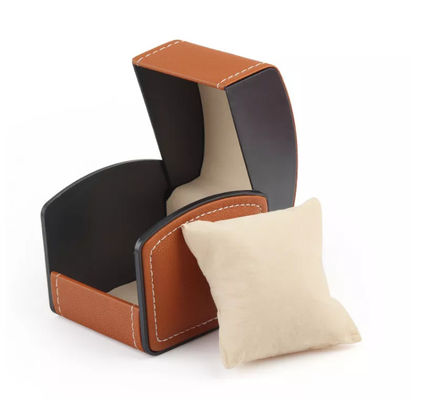 PU Leather Wrist Watch Boxes Packing Case 4c Offset Printing